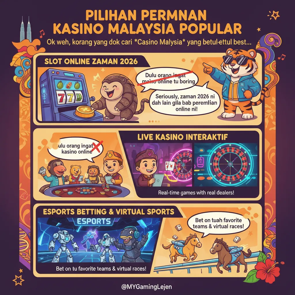 Pilihan Permainan Kasino Malaysia Popular