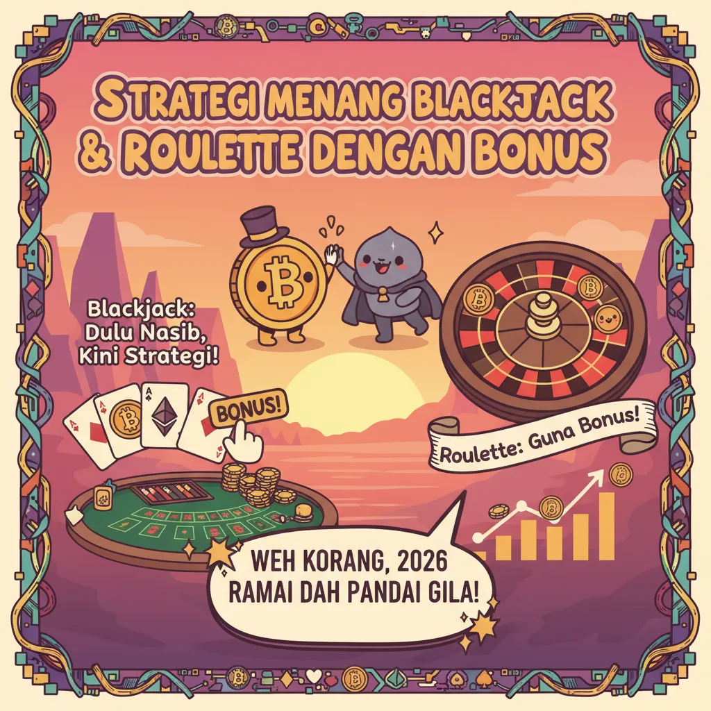 Strategi Menang Blackjack dan Roulette dengan Bonus